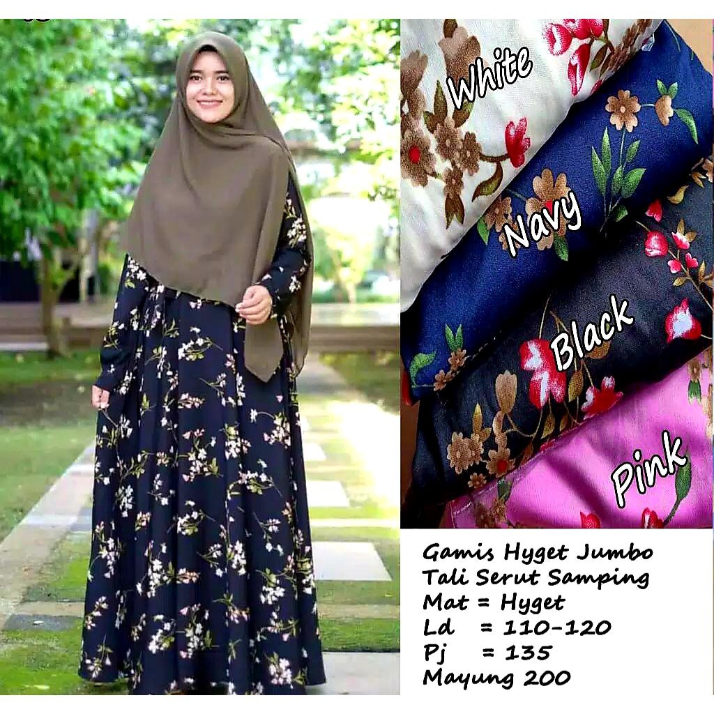 Gamis Hyget Jumbo Tali Serut No Busui