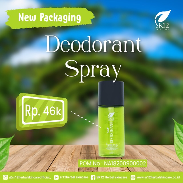 Deodorant Spray SR12 skincare