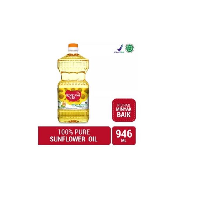 

MINYAK BUNGA MATAHARI | TROPICANA SLIM MINYAK SUNFLOWER OIL 946 ML