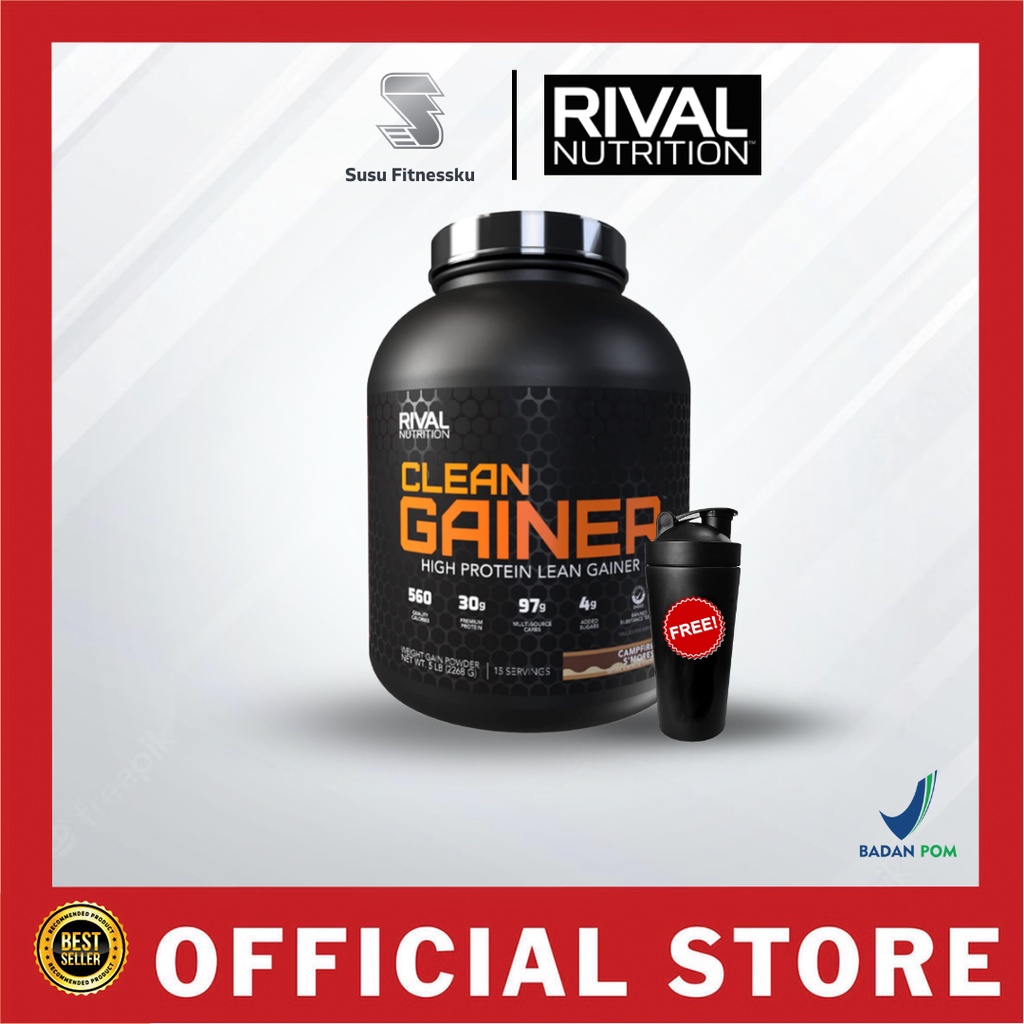 Jual Rival Clean Gainer 5 Lbs High Protein Gainer Rival Nutrition