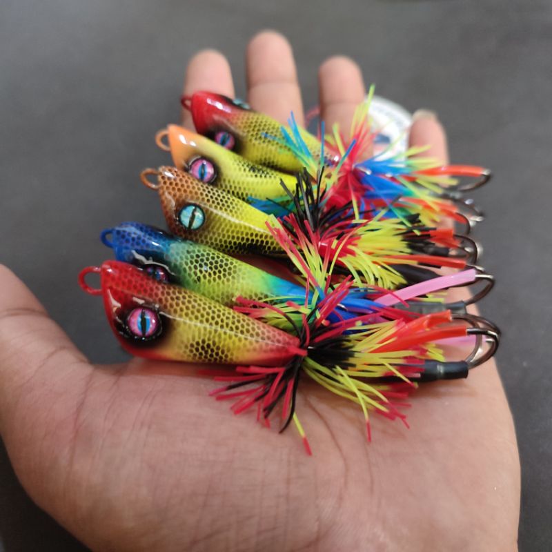 JUMP FROG GEOL (WTD)OF LURE 4,5CM I UMPAN CASTING IKAN GABUS DAN TOMAN