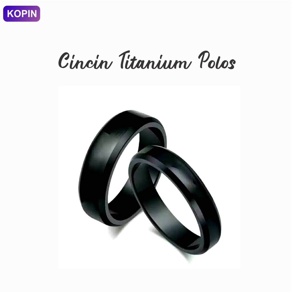 Cincin Hitam Polos Medan