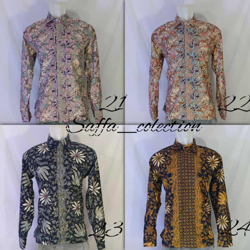 kmeja batik pria/batik pria/kmeja lengan panjang