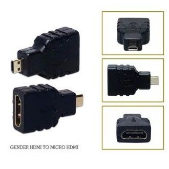 Jack Micro HDMI Male To HDMI Female Konektor HDMI Ke Micro HDMI