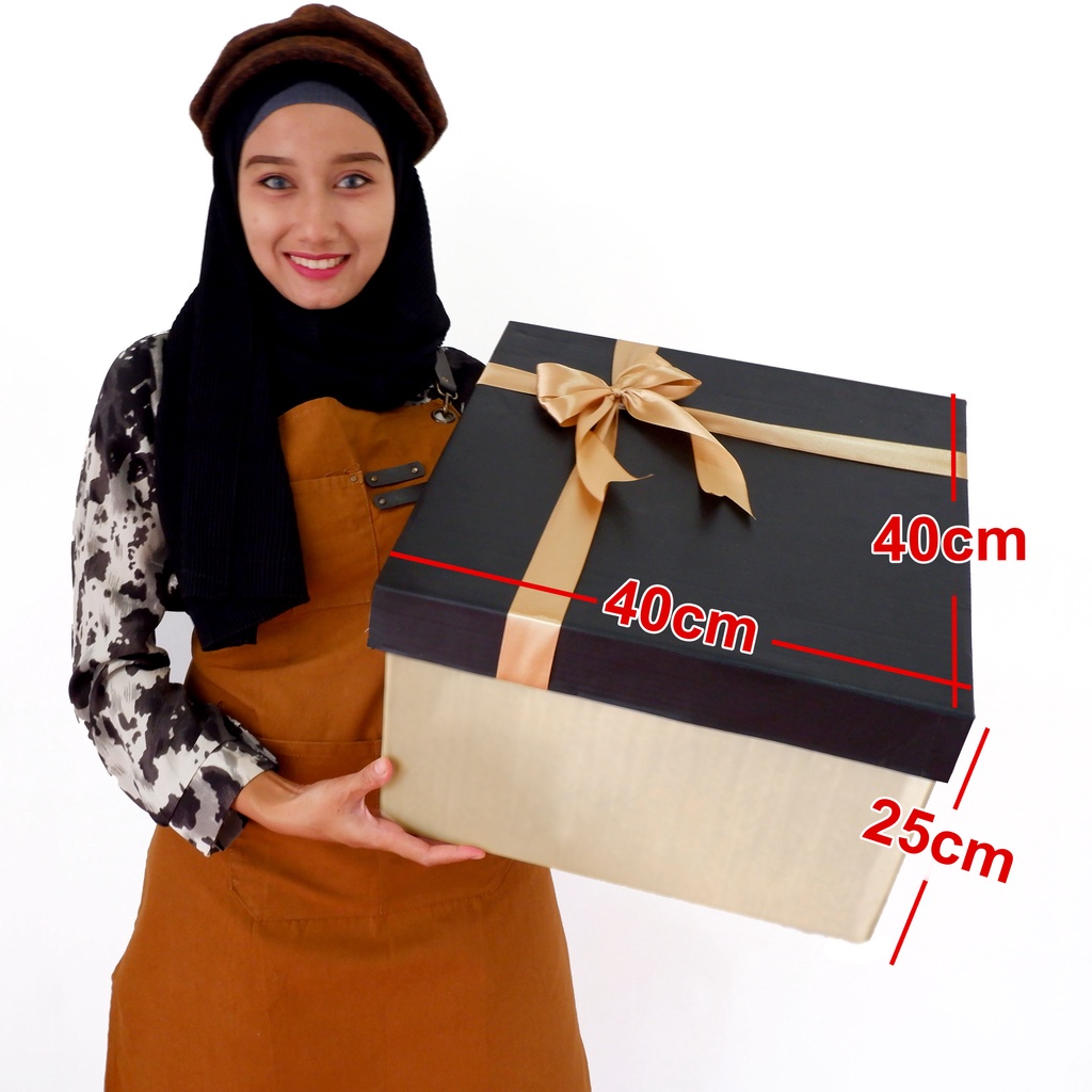 

Kotak kado Berpita Jumbo / Packaging Hadiah / Hampers Box / Goni Aestetic