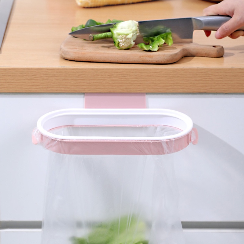 [COD Ready Stock] Tong Sampah Gantungan Dapur Dengan Penutup / Trashbag Holder With Lid / Sampah / Trashbag TOTALL