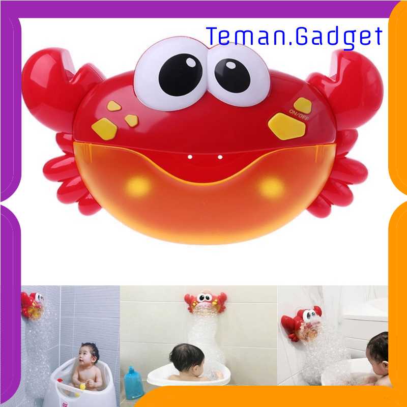 TG-MA Bubble Crab Pembuat Gelembung Sabun Balon Otomatis dengan Musik