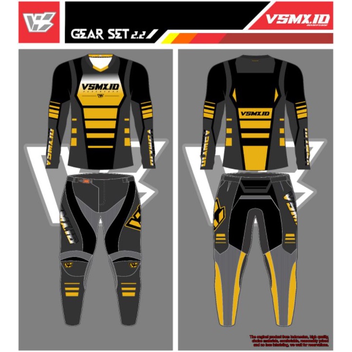jersey set VSMX.ID ORIGINAL trail sepeda adventure downhill 2022 v 2.1