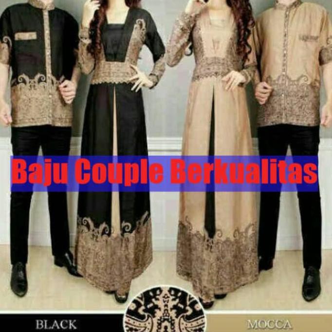 Baju Lebaran Couple - Gamis Couple - Gamis Baloteli Jersey Murah