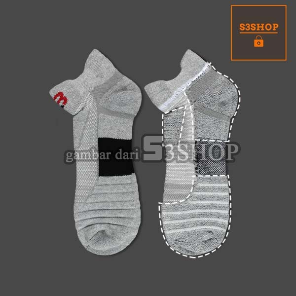 Kaos Kaki Pendek Jumbo Big Olahraga Basket Gym Sports Premium Socks