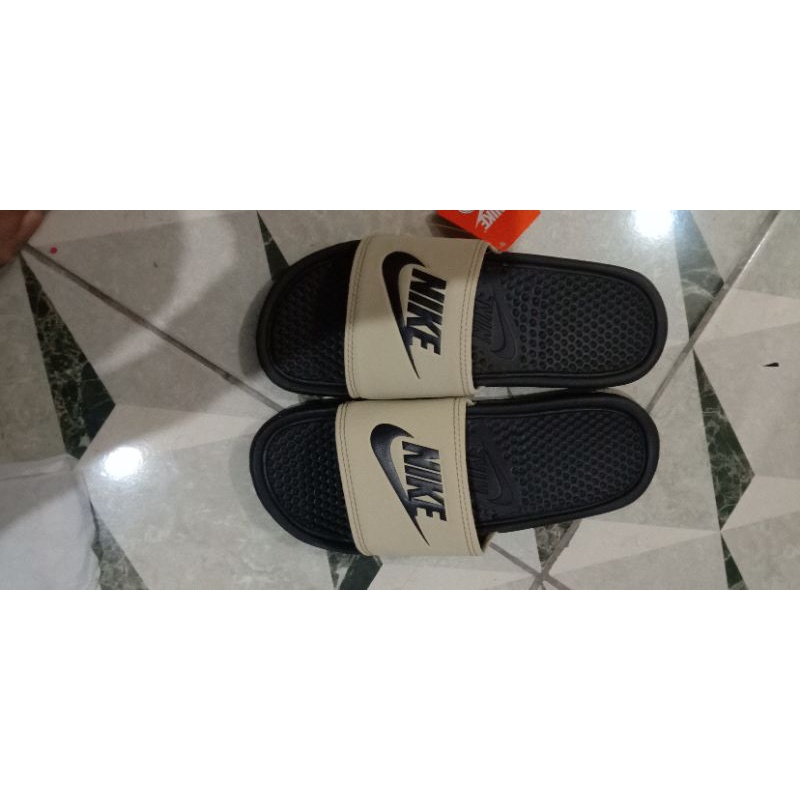 (SALE) Sandal Pria Sport / Sandal Slop / Sandal Slip-On Benassi Black-6