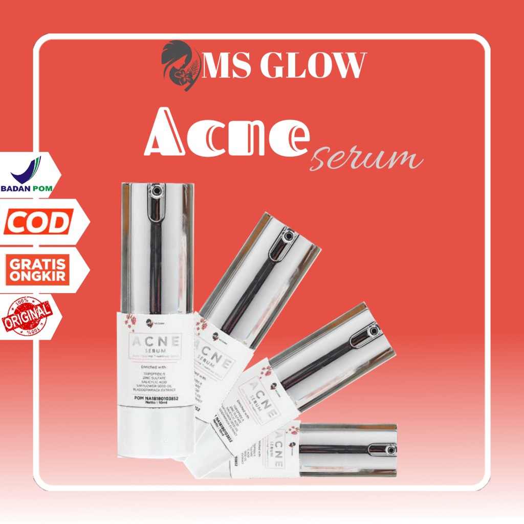 Serum Ms Glow Acne Original Serum Pembersih Wajah Perawatan Kecantikan Skincare Ms Glow Original