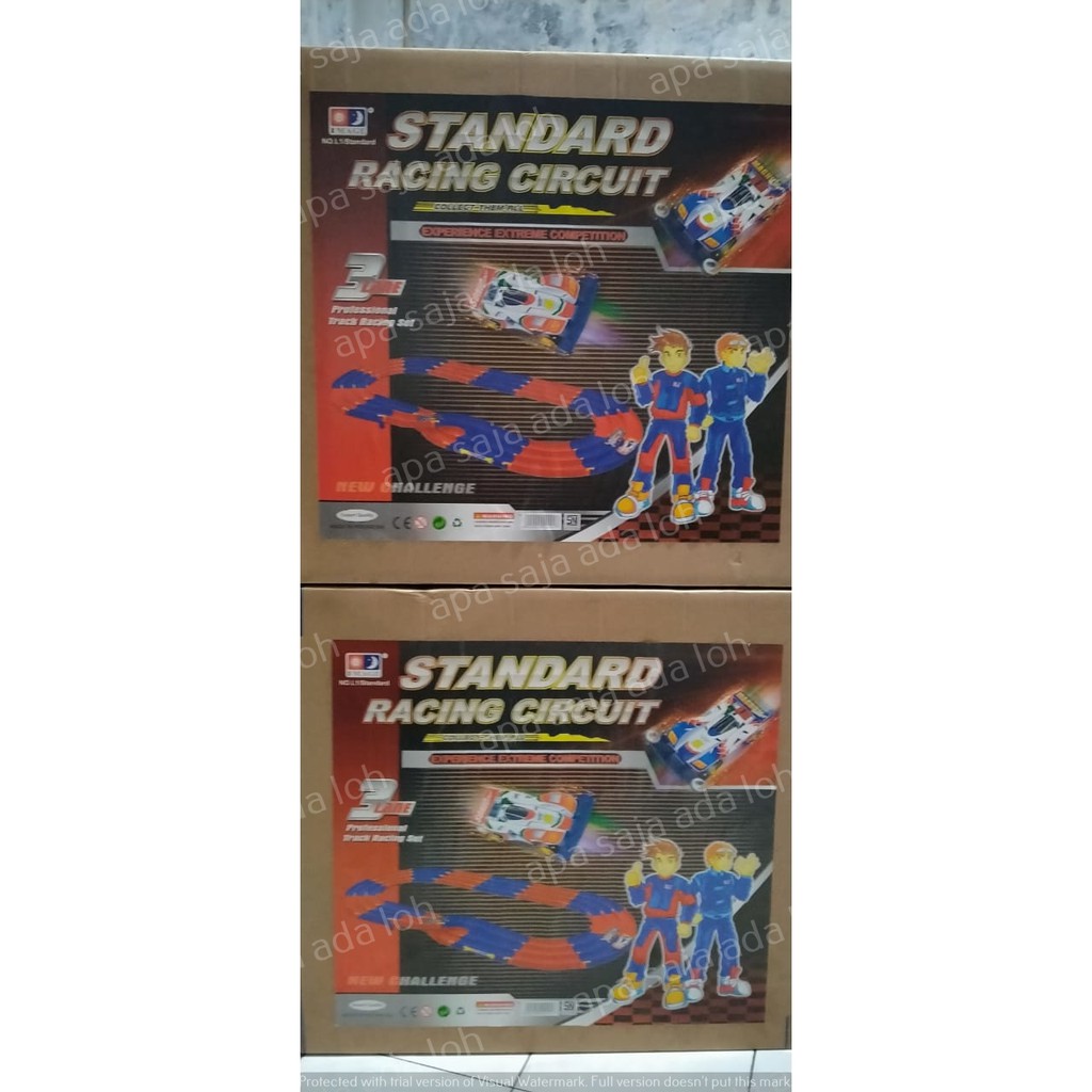 Track Tamiya 3 Jalur Jalanan Jalan Rel Jembatan Belokan Sirkuit Mobil Premium New Export Quality