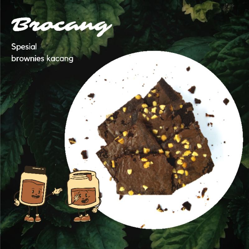 

Brownies Kering Kacang