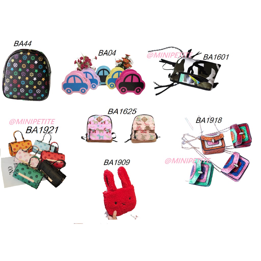 BUNDLING Tas Ransel Slempang Anak Perempuan Laki laki