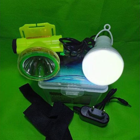 ATN Senter Kepala Selam Senter Kepala Diving 25 Watt + Lampu 25 Watt Anti Air Best Seller ATN