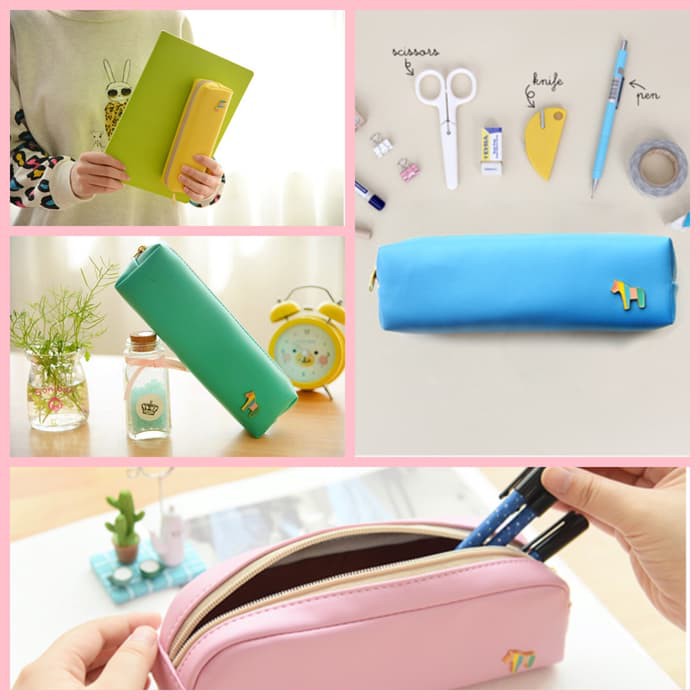 

TERLARIS!!! Tempat Pensil Kulit Colorful Horse UNIK