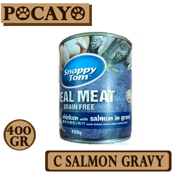 Snappy Tom Chicken Salmon Gravy 400gr