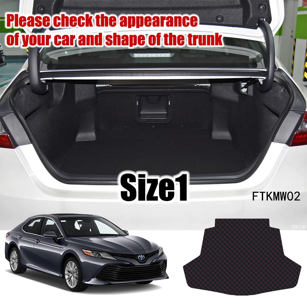 Pad Cover Bagasi Mobil Bahan Kulit Untuk Toyota Camry 2021 2017 2018 2019 2020 2022