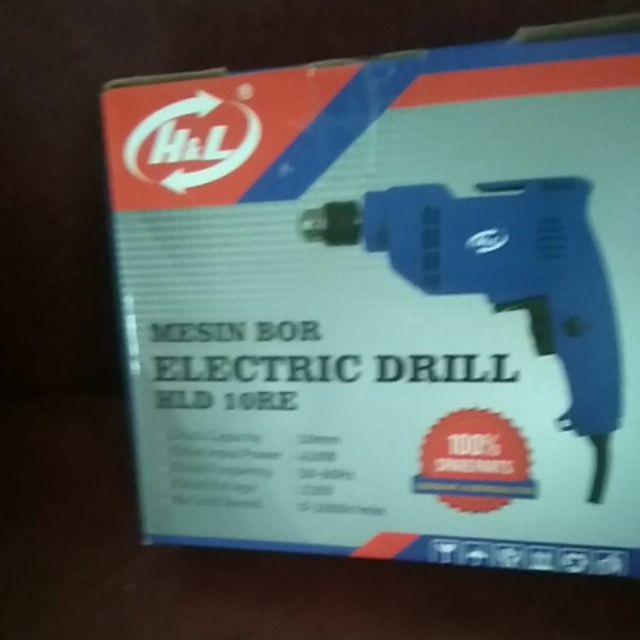 Hld10re Mesin Bor Bisa Kiri Kanan Reverseable 10mm H&l Hl 10 Dre H&l