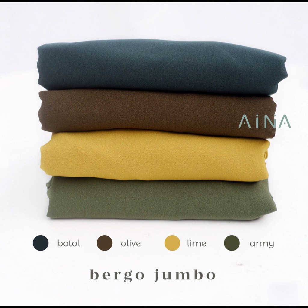 HIJAB BERGO SYAR'I / BERGO AISHA JUMBO / HIJAB INSTAN-3