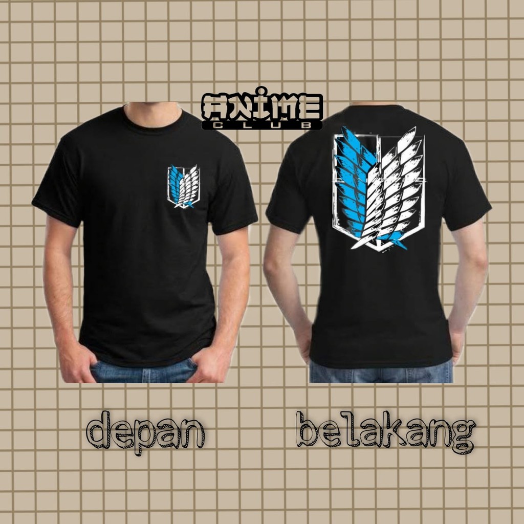 Baju Anime - AOT Logo (Attack on Titan)