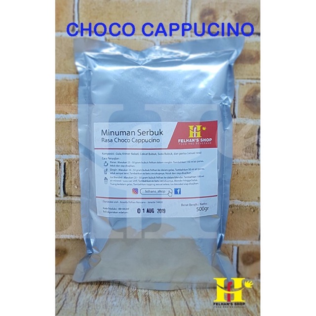 

(500 Gram) Choco Cappucino Premix Milkshake / Bubble Drink Powder
