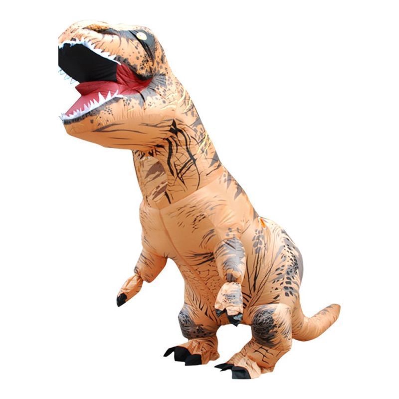 Fancy Dress Suit Unisex T Rex Dinosaur Inflatable Halloween Costume Adult Usb Shopee Indonesia - t rex roblox id