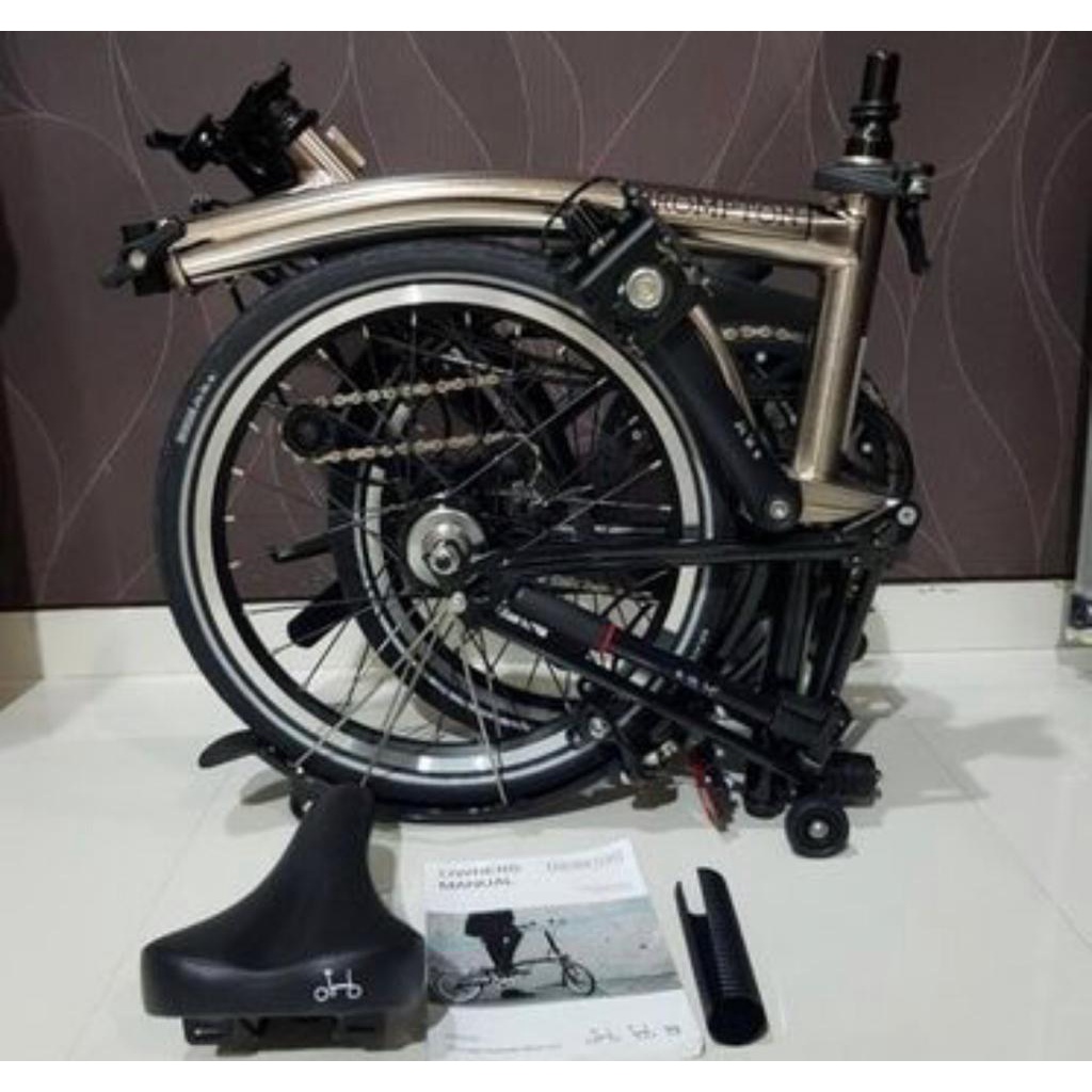 SEPEDA LIPAT BROMPTON S6L NICKEL BLACK EDITION BRAND NEW