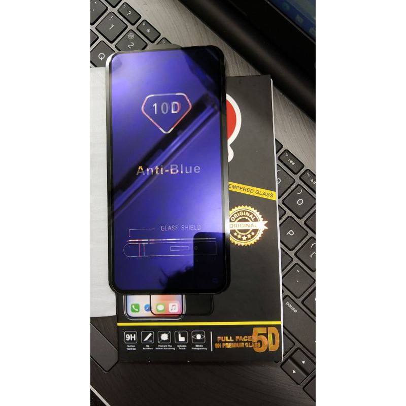 Tempered Glass Full Anti Blue Light/Radiasi Oppo A15 A15s A11 A11k Reno 4F Reno 5 A32 A33 2020 Tg