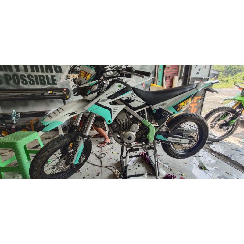 decal klx old supermoto
