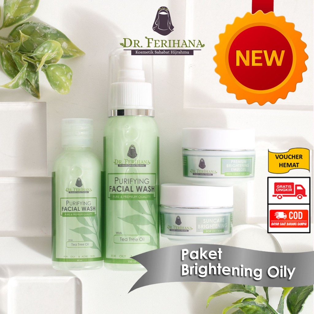 PAKET BRIGHTENING OILY/DR.FERIHANA/FERIHANA SKINCARE