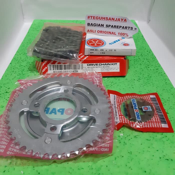 Gir Set Gear Set Honda Gl Pro Neotech Mega Pro Original Indoparts Shopee Indonesia Final gear gl pro neotech
