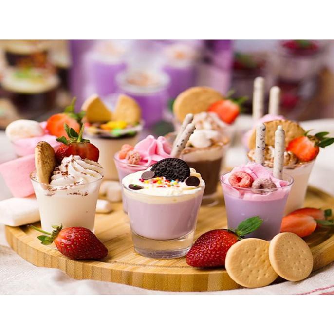 

SEASONS DEALS 3pc Omura Dessert Shooter Panna Cotta + 1 BOX Shooter