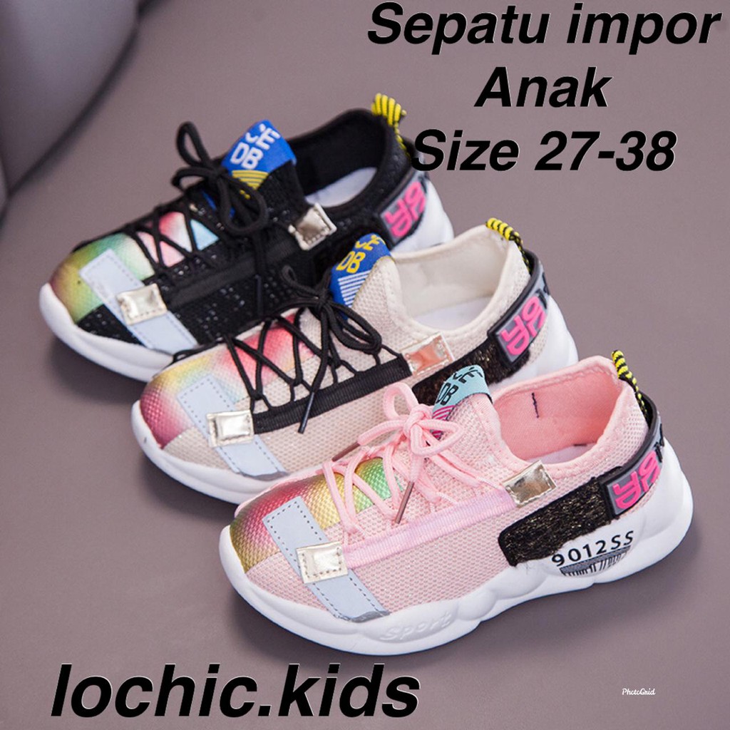 (LOLI-JKT) Sepatu 2016 Anak Bahan Nyaman Import 27-38 (LOCHIC)