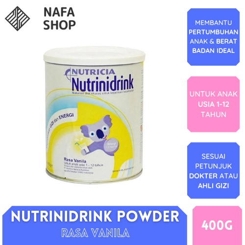 

NUTRICIA NUTRINIDRINK 400g RASA VANILA