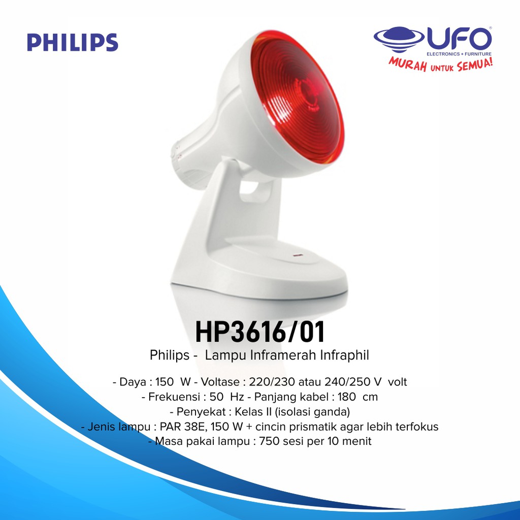 PHILIPS Lampu Inframerah Infaphil HP3616/01