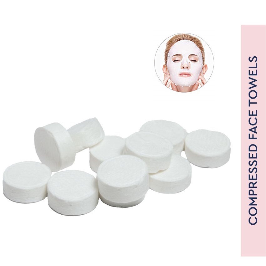BIOMASK Disposable Magic Towel Mask Tablet Traveling - Tissu Masker Mini Travel