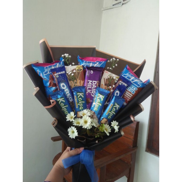 

buket snack / buket coklat