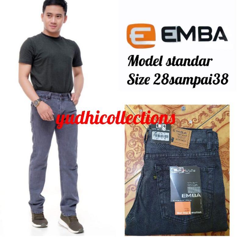 PEN.02Jl22х | (ProdukCelana Jeans Pria/Cowok Emba Grade Original Reguler/Standar