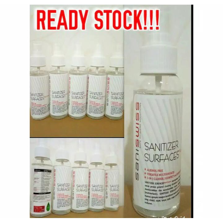 ECOKURIN / SANISWISS / DISINFECTANT SPRAY / CAIRAN PEMBERSIH STERIL