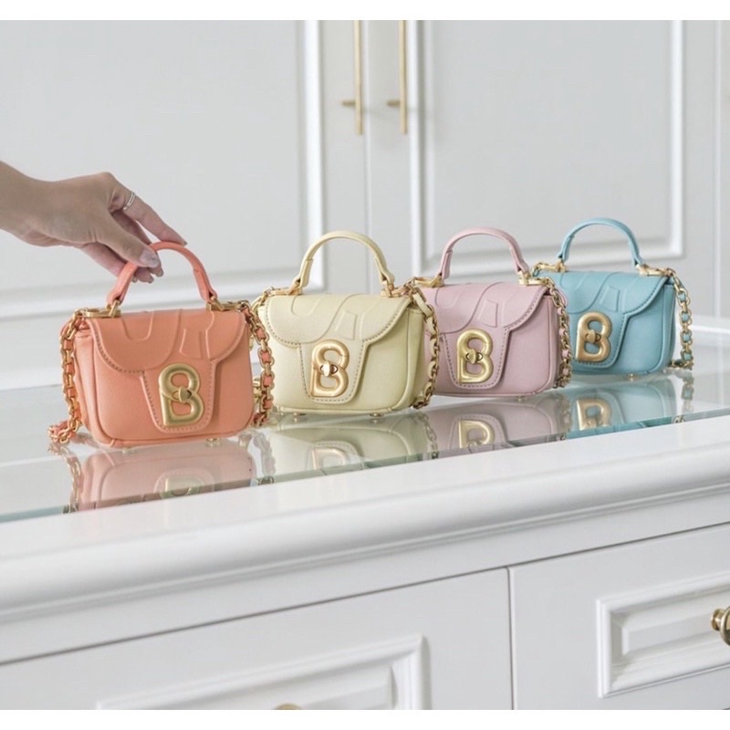 Buttonscarves Alma Flap Bag Micro Turquise