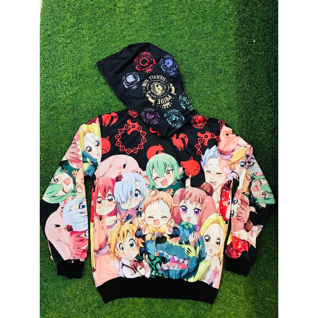 Hoodie Nanatsu Chibi Fullprint