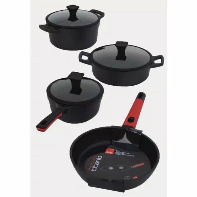 Set panci ,wajan,saucepan,fry pan,casserole,IKUMI panci premium