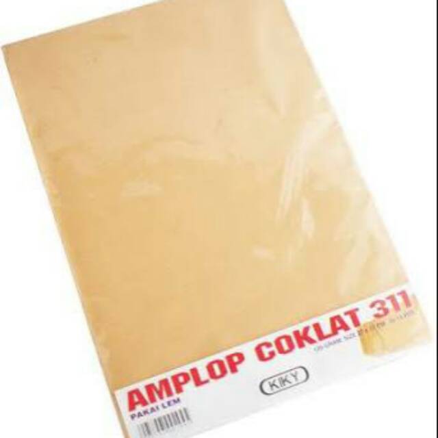 Amplop map coklat F4