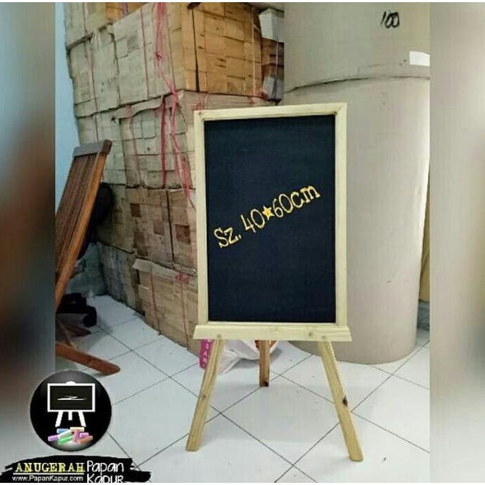 

PALING MURAH Murah.. Papan Tulis Kapur Dekorasi Wedding 40x60 Stand 80 sale sale
