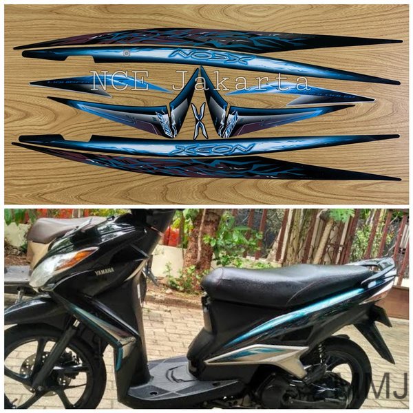 STICKER STRIPING XEON 2010 HITAM