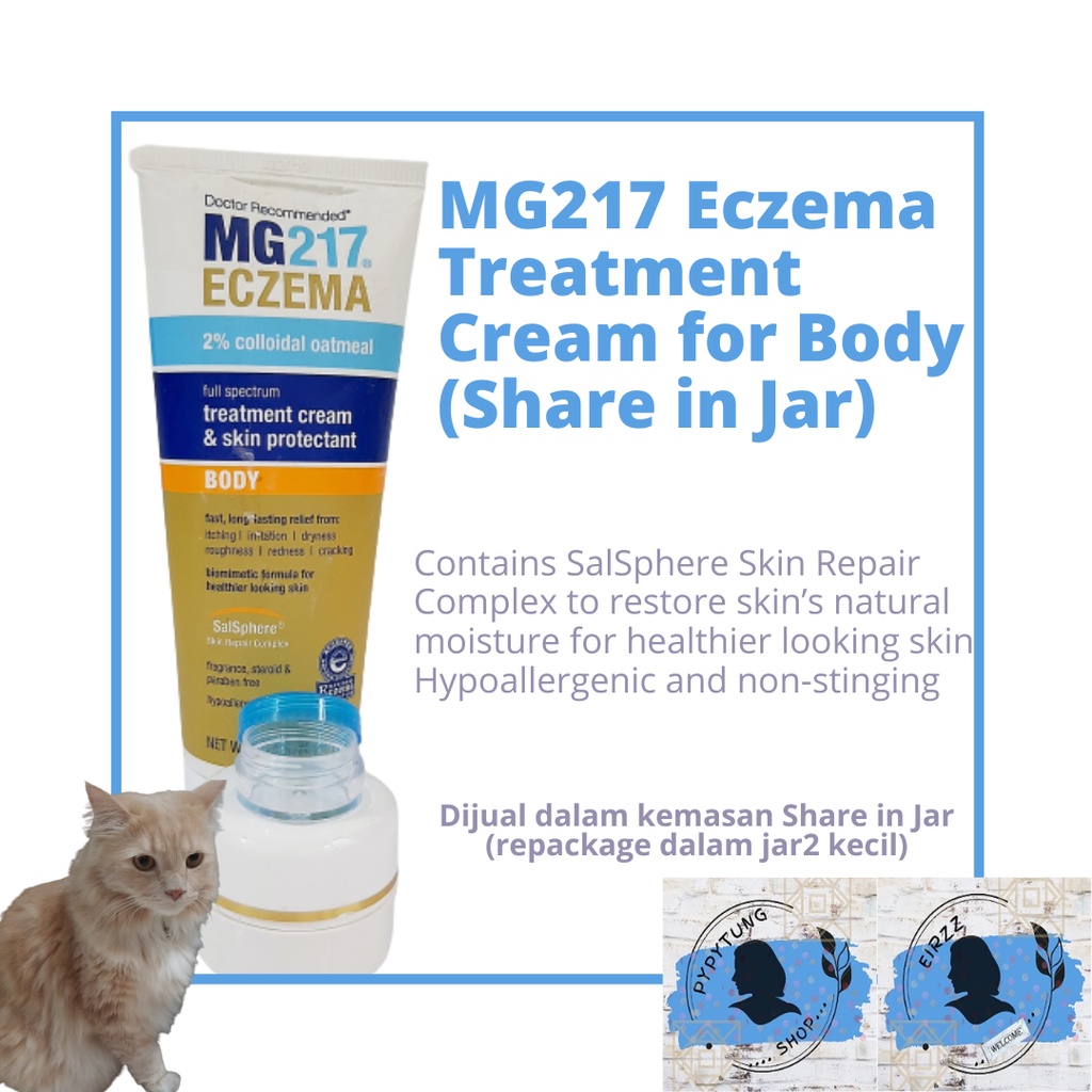MG217 MG 217 Eczema Treatment Cream for Body Share in Jar