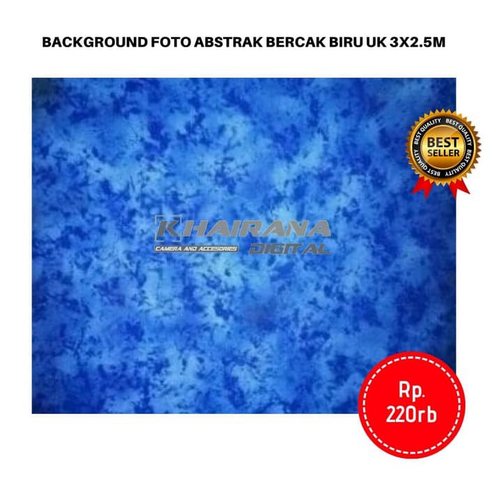 Terlaris Kain Background Backdrop Studio Foto Abstrak Bercak Biru 3x2 5m Berkualitas Shopee Indonesia