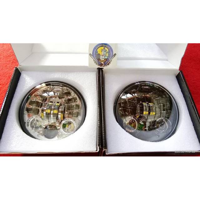 Reflektor daymaker 16led 5.75" hitam